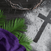 A cross imprinted into the ground with ash as a reminder our obligation to Earth. The obligation of preserving it through communion which can't be done if everybody doesn't have justice.